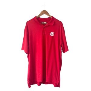 Callaway Red Polo Golf Shirt Opti-Dri Summer Spring Country Club Mens Size XL